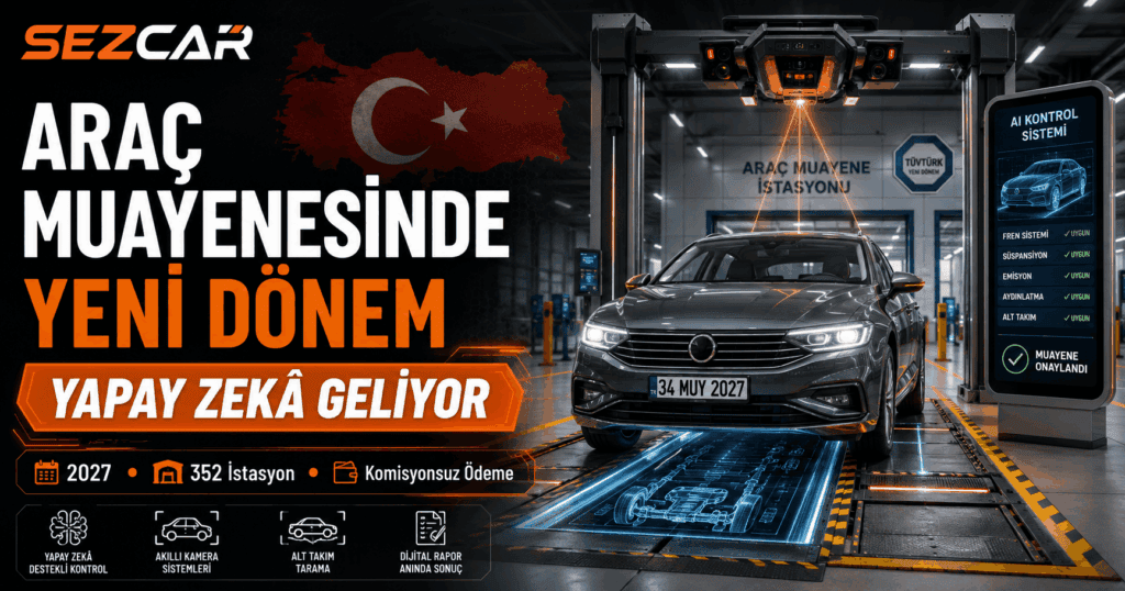 2027 araç muayenesinde yeni dönem