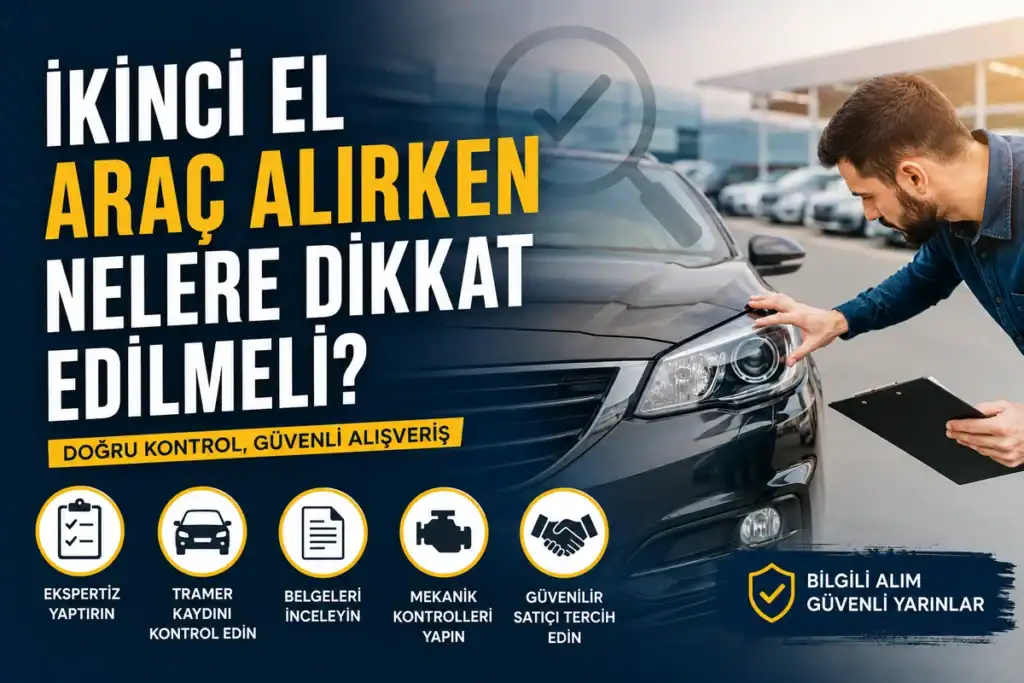 ikinci el araç alırken dikkat edilmesi gerekenler