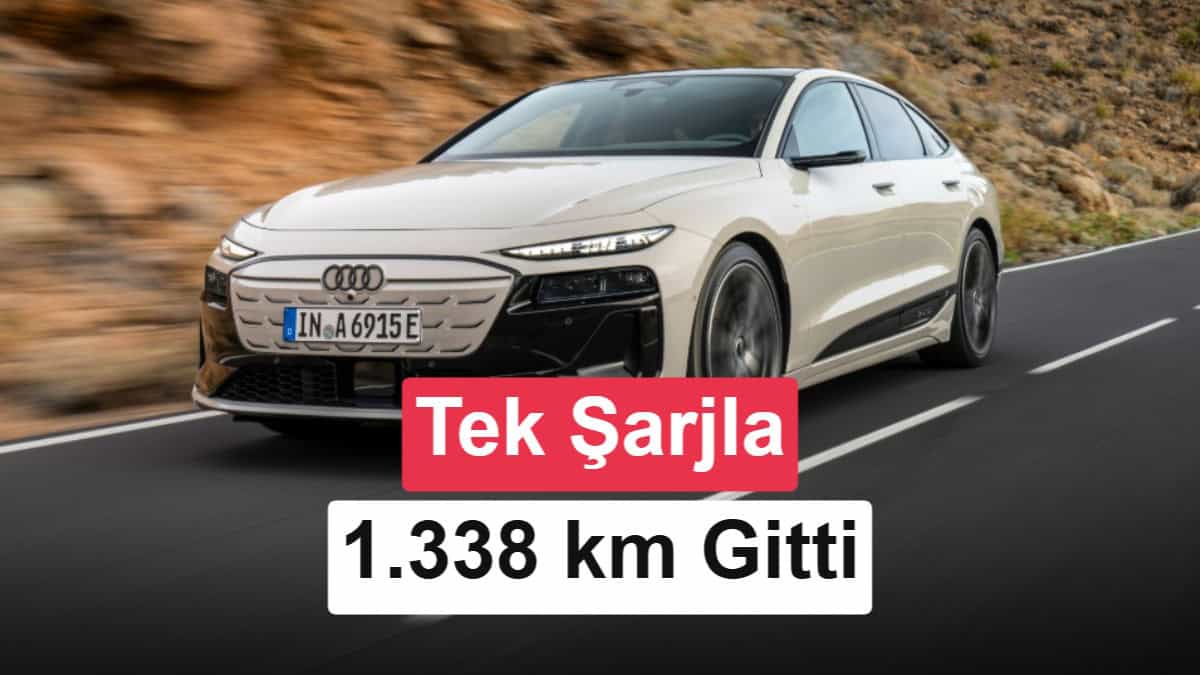 Audi A6 e-tron Tek Şarjla 1.338 Kilometre Yol Kat ederek Menzil Rekoru Kırdı 3 Audi A6 e-tron Tek Şarjla 1.338 Kilometre Yol Kat ederek Menzil Rekoru Kırdı görsel 1