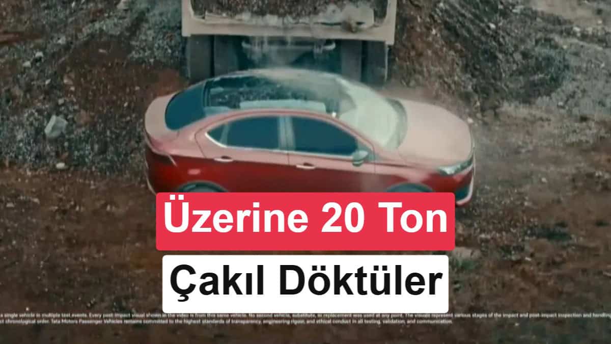 Tata Aeris: 5.500 Dolarlık Yeni Sedan Üzerine Dökülen 20 Ton Çakılla Dayanıklılığını Kanıtladı 3 Tata Aeris: 5.500 Dolarlık Yeni Sedan Üzerine Dökülen 20 Ton Çakılla Dayanıklılığını Kanıtladı görsel 1