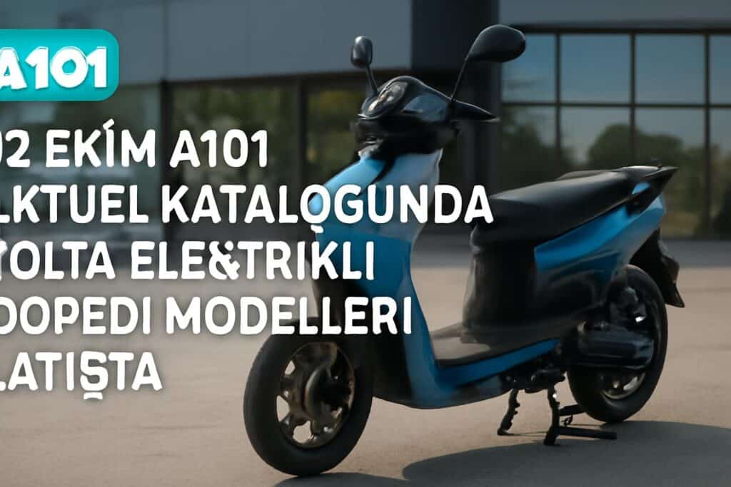 22 Ekim A101 Aktüel Kataloğunda Volta Elektrikli Mopedi Modelleri Satışta otomotiv fotoğrafı