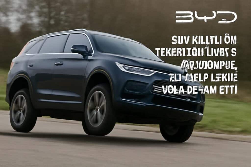 BYD SUV, Kilitli Ön Tekerleği Havaya Kaldırarak Üç Tekerlekle Yola Devam Etti otomotiv fotoğrafı