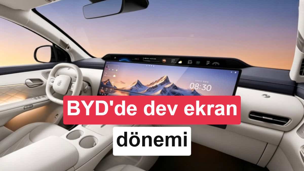 BYD'de Dönen Ekran Trendi Kapanıyor: Yeni Tang'ın Dev Panoramik Kokpiti Karşınızda görsel 1