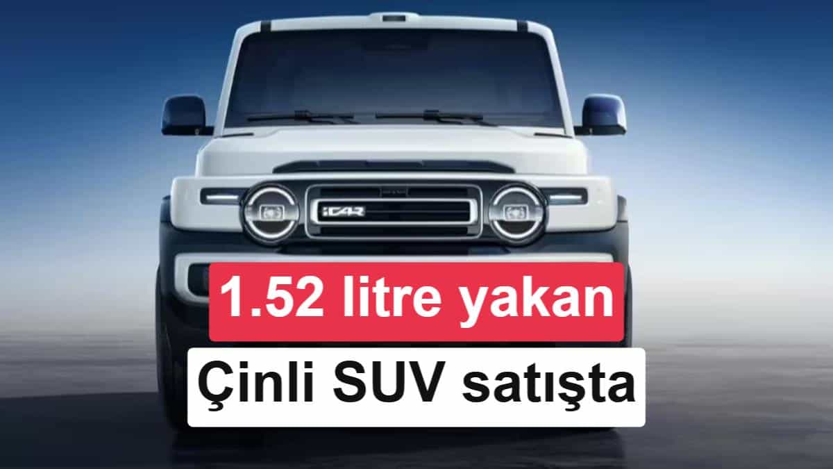 Chery iCar V25: 1.52 Litre Tüketimle Menzil Uzatıcı SUV Ön Satışta, Başlangıç Fiyatı 20.800 Dolar görsel 1