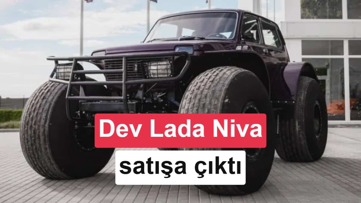 Dev Lastikli Lada Niva Marsh 20 Bin Avroya Satışa Çıkarıldı görsel 1