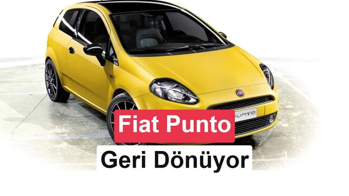 Fiat Punto Yıllar Sonra Yeniden Yollara Dönüyor görsel 1