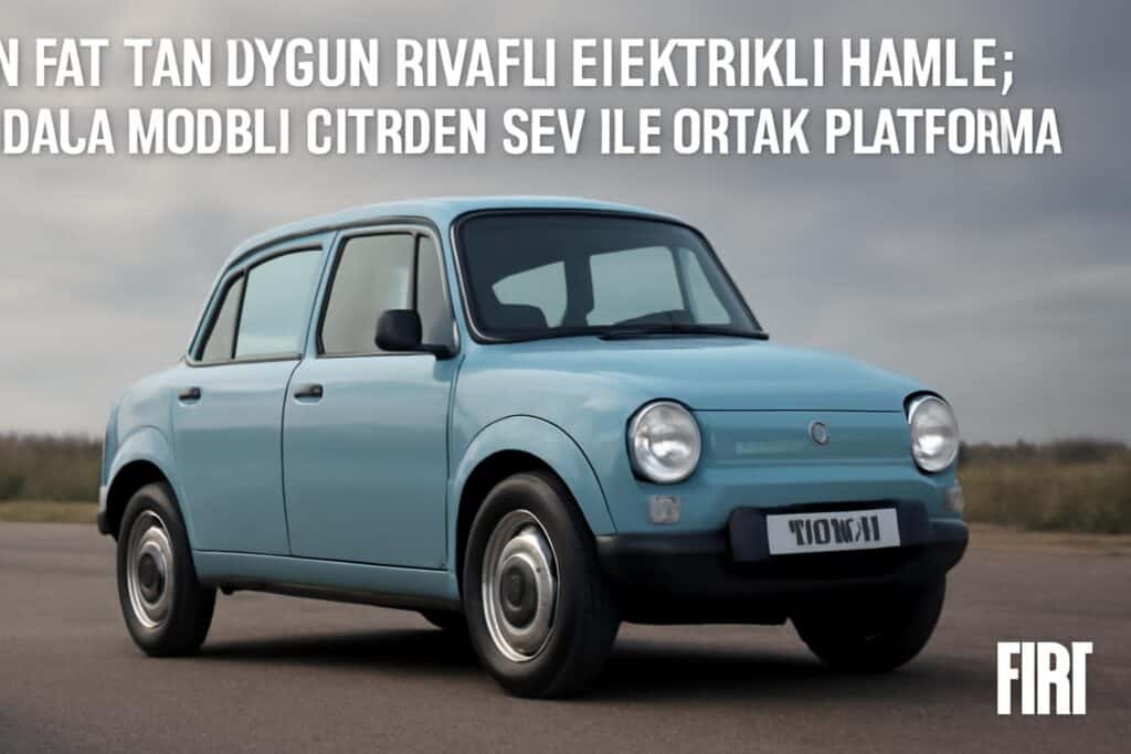 Fiat'tan Uygun Fiyatlı Elektrikli Hamle: Koala Modeli Citroen 2CV ile Ortak Platformda otomotiv fotoğrafı