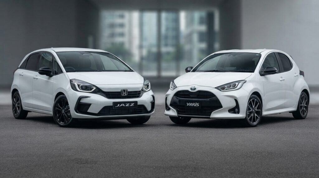 Honda Jazz vs Toyota Yaris: 2026 Karşılaştırması 2 Honda Jazz ve Toyota Yaris karşılaştırma kapağı