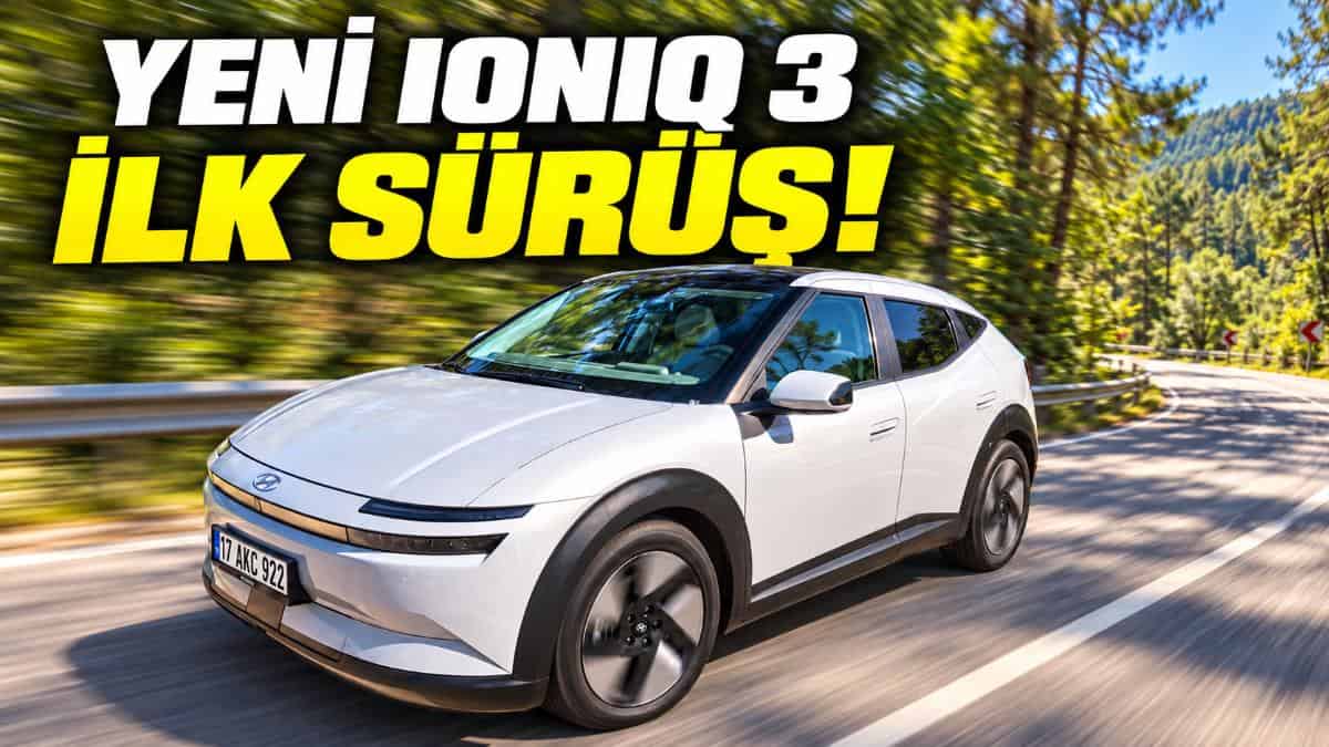 Hyundai IONIQ 3 İlk Sürüş İzlenimleri: Fiyat, Donanım ve Tüketim Detayları 3 Hyundai IONIQ 3 İlk Sürüş İzlenimleri: Fiyat, Donanım ve Tüketim Detayları görsel 1