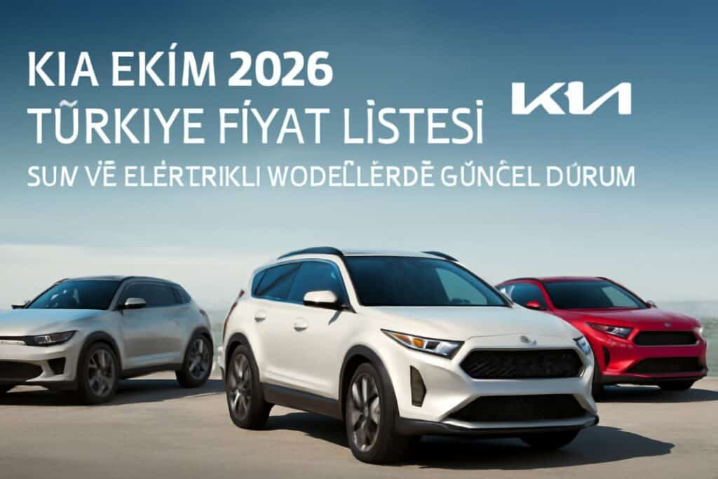Kia Ekim 2026 Türkiye Fiyat Listesi: SUV ve Elektrikli Modellerde Güncel Durum otomotiv fotoğrafı