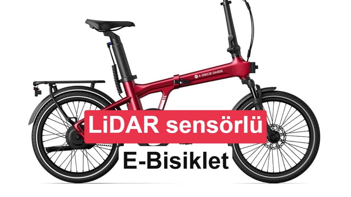 LiDAR ve Radar Sensörlü Elektrikli Katlanır Bisiklet: ADO Air 20 LiDAR 3 LiDAR ve Radar Sensörlü Elektrikli Katlanır Bisiklet: ADO Air 20 LiDAR görsel 1