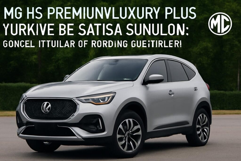 MG HS Premium ve Luxury Plus Türkiye’de Satışa Sunuldu: Güncel Fiyatlar ve Donanım Özellikleri otomotiv fotoğrafı