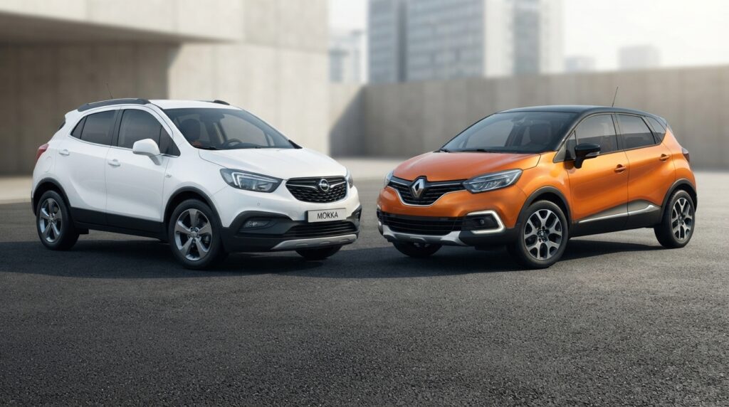 Opel Mokka ve Renault Captur karşılaştırma kapağı
