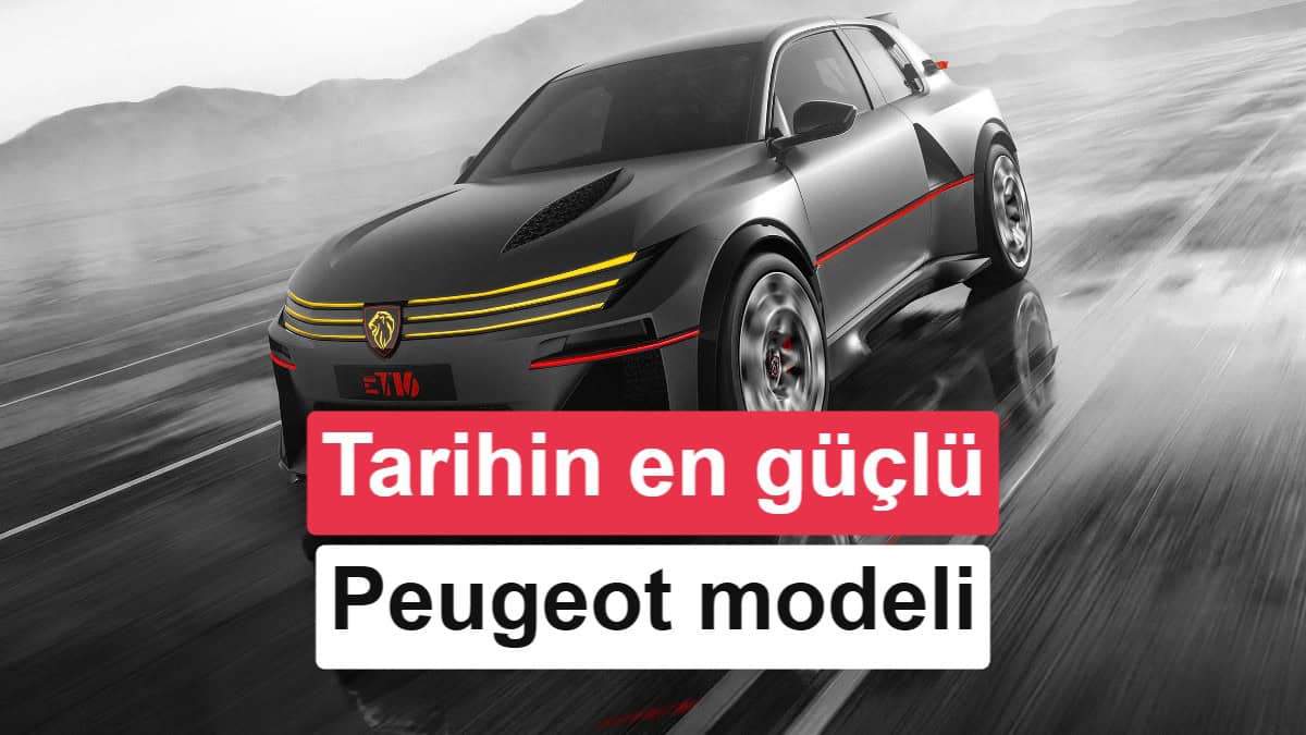 Peugeot E-T16 Tanıtıldı: 816 Beygirlik Elektrikli Canavar görsel 1