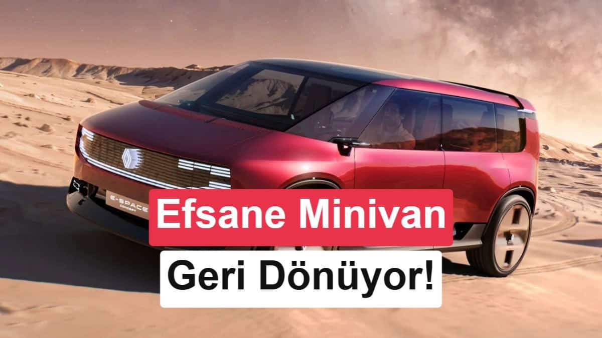 Renault’nun Efsanevi Minivanı Elektrikli Çağa Uyarlanıyor: E-Space Concept Tanıtıldı görsel 1