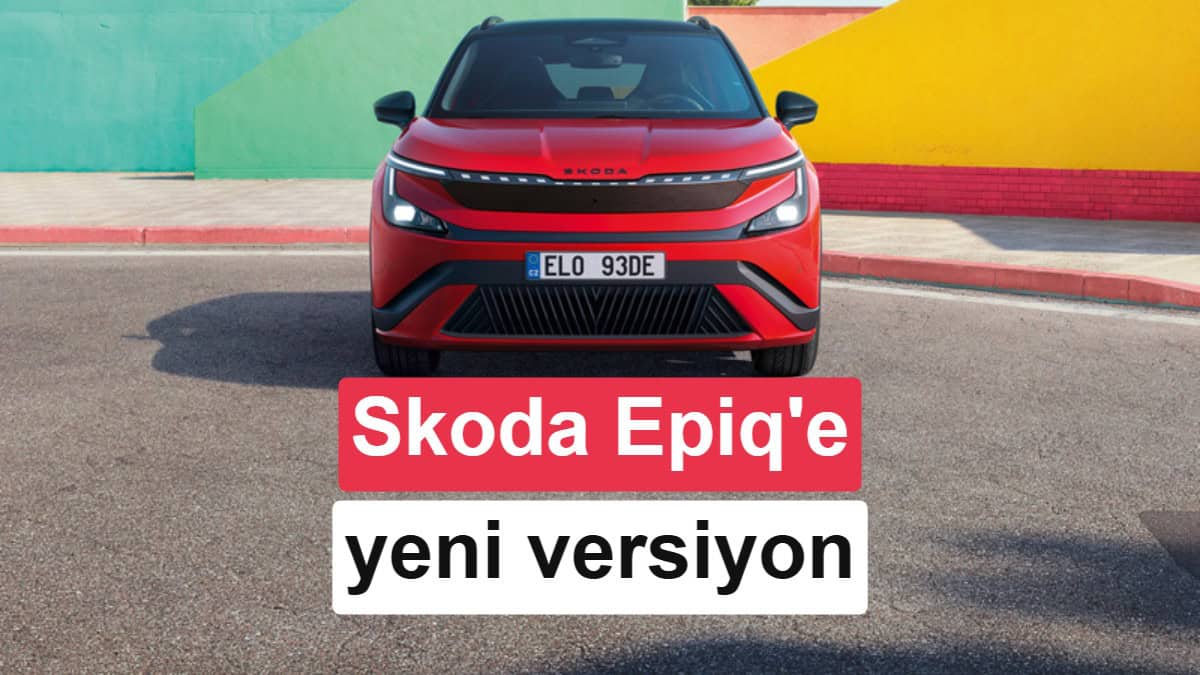 Skoda Epiq Sportline Sahne Aldı: 440 Kilometre Menzil ve Sportif Detaylar görsel 1