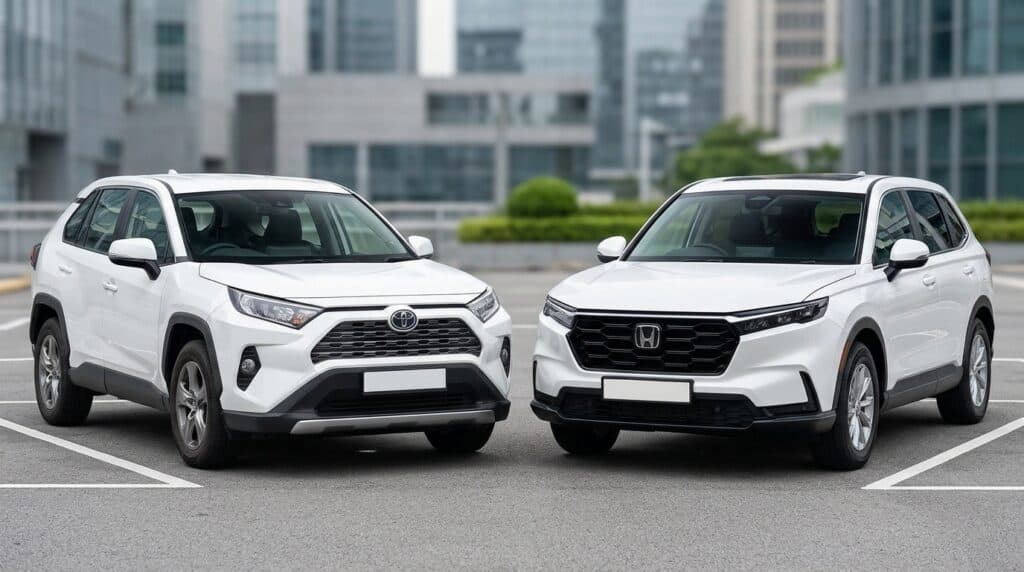 Toyota RAV4 ve Honda CR-V karşılaştırma kapağı