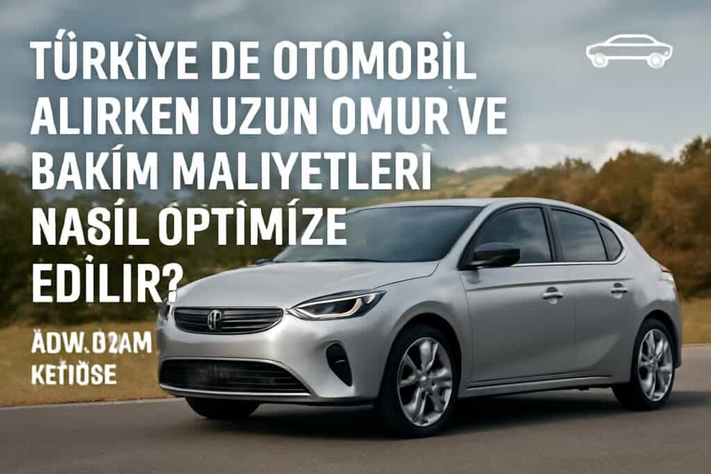 Türkiye'de Otomobil Alırken Uzun Ömür ve Bakım Maliyetleri Nasıl Optimize Edilir? Adım Adım Rehber