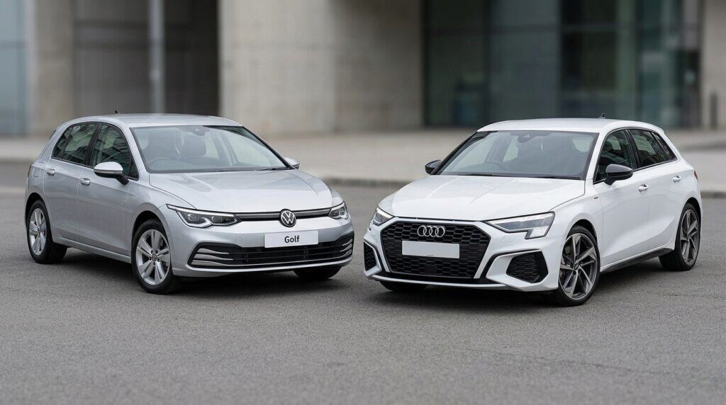 Volkswagen Golf 8 mi Audi A3 Sportback mi? 2026 Karşılaştırması 4 Volkswagen Golf 8 ve Audi A3 Sportback karşılaştırma kapağı