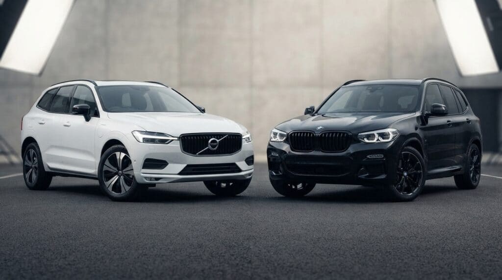 Volvo XC60 ve BMW X3 karşılaştırma kapağı